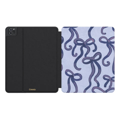 Love Me Knot | Blue Bow iPad Case