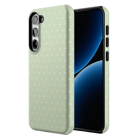 On the Dot | Green Polka Dot Case