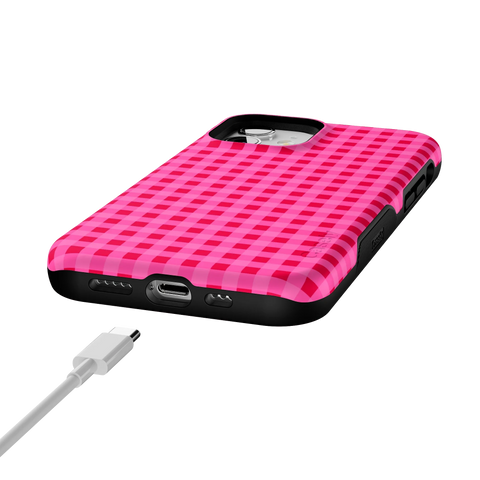 Sweet Jam | Hot Pink Gingham Case