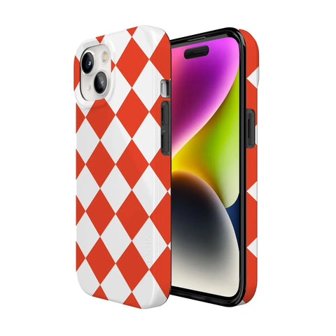 Red Checkerboard | High Contrast Design Case