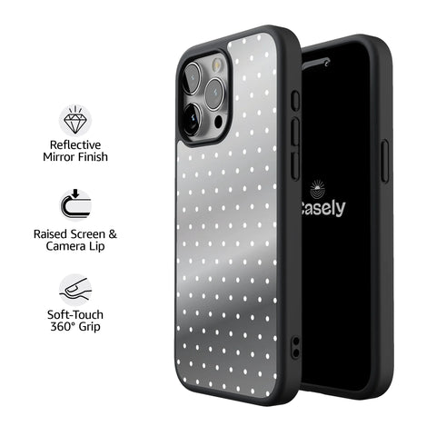 On the Dot | White Polka Dot Case
