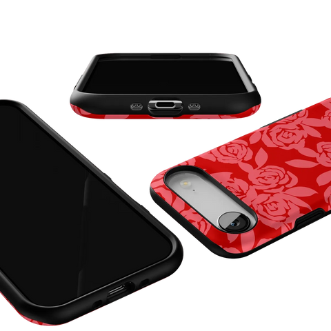 Final Rose | Red & Pink Floral Case