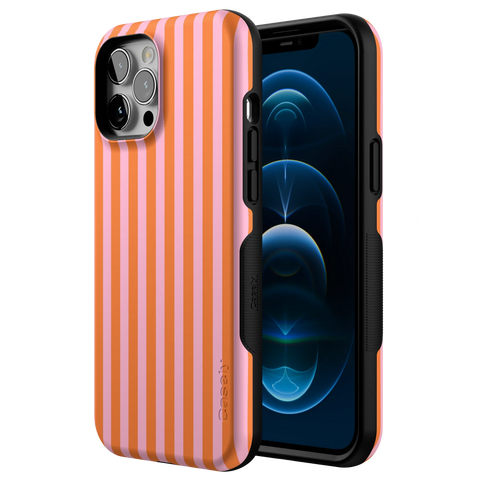 Perfect Stripes | Orange & Pink Stripes Case
