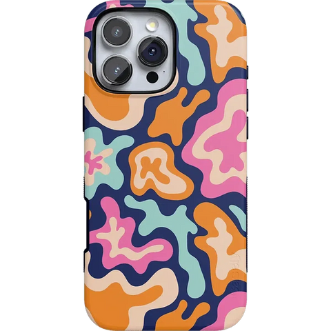 Midnight Color Splash | Abstract Retro Case