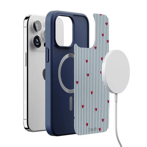 Love Lines | Blue Stripes Case