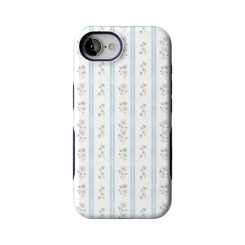 Cottage Stripe | Blue Floral Case