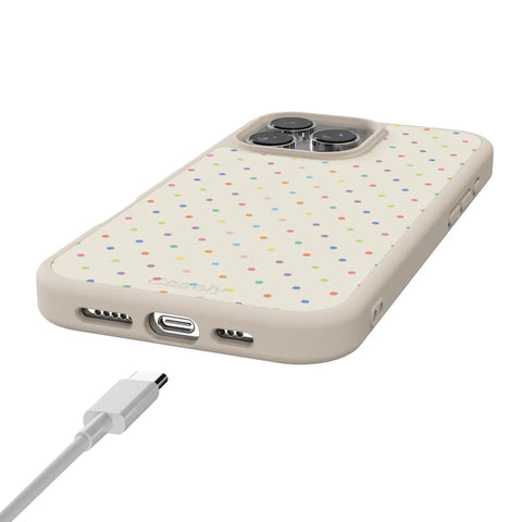 On the Dot | Rainbow Polka Dot Case