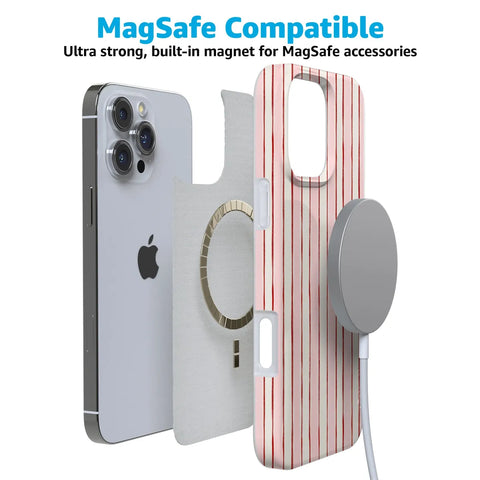 Pretty in Pastel | Blush Stripes Case