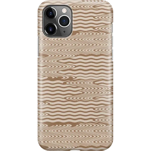 Mocha Ripple | Brown Waves Case