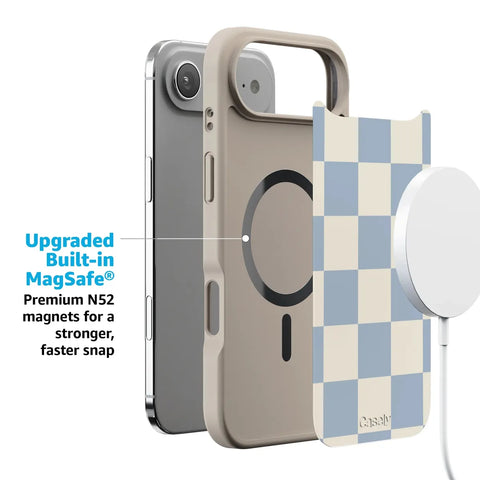 Fit Check | Light Blue Checkerboard Case
