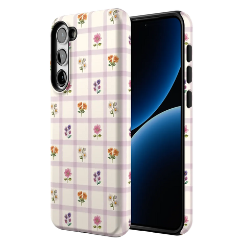 Meadow Check | Floral Gingham Case