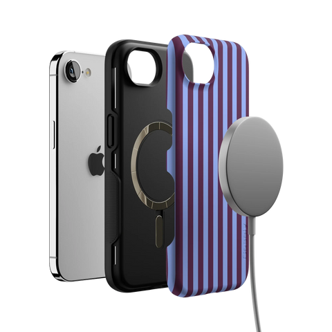 Perfect Stripes | Purple & Blue Stripes Case
