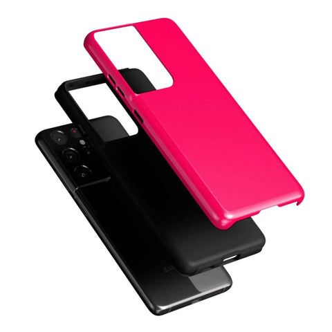 Think Pink | Solid Neon Pink Samsung Case