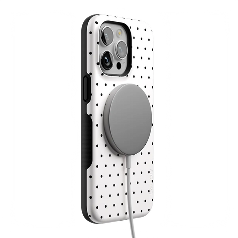 On the Dot | Black Polka Dot Case