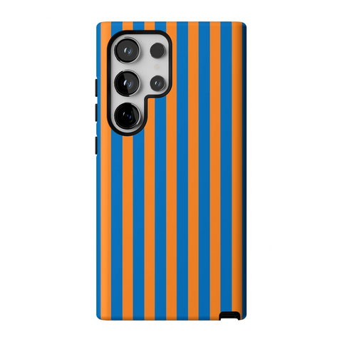 Go New York | Blue & Orange Stripes Case