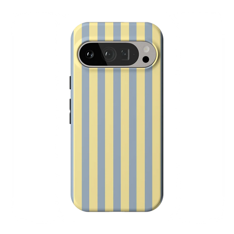 Coastline Stripes | Blue & Yellow Case