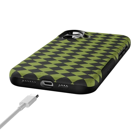 Wicked Hex | Green Checkered Case
