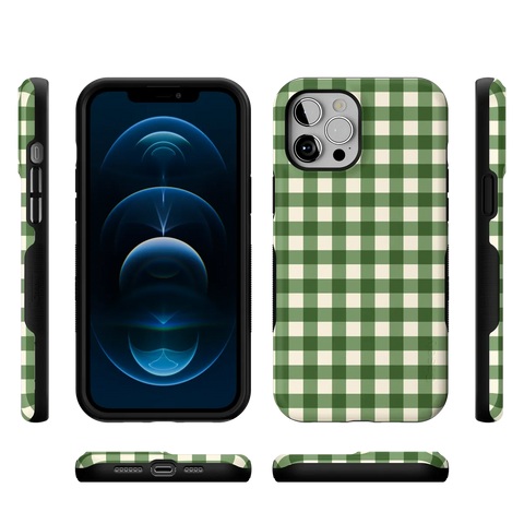 Checked Twice | Green Plaid Case