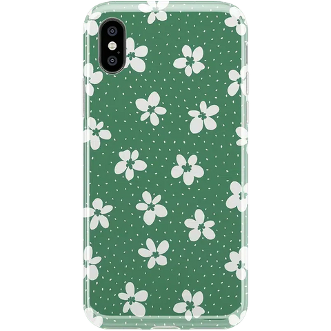 Flower My World | Jade Green Floral Case