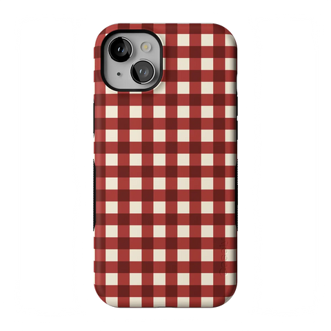 Checked Twice | Red Plaid Case