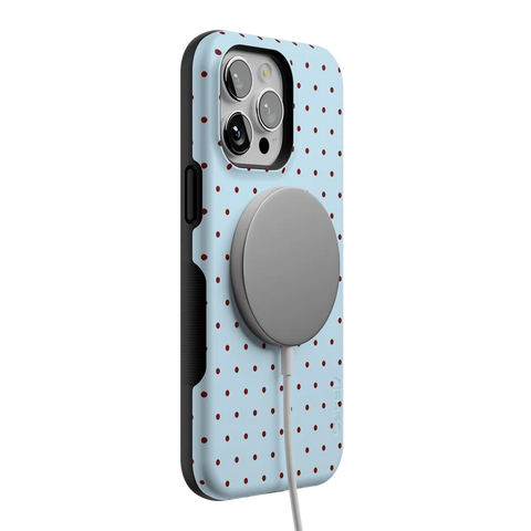On the Dot | Blue Polka Dot Case