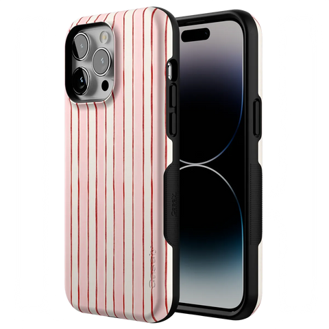 Pretty in Pastel | Blush Stripes Case
