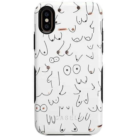 I'm With Her | Black & White Boobs Case