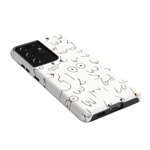 I'm With Her | Black & White Boobs Case