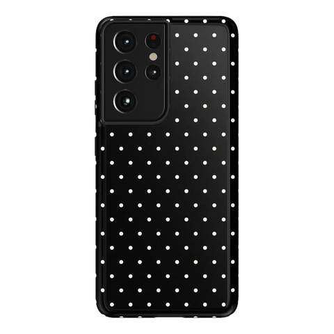 On the Dot | White Polka Dot Case