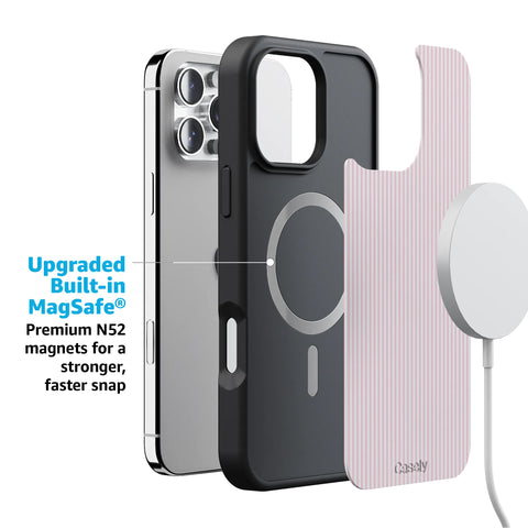 Stripes and the City | Light Pink Pinstripe Case