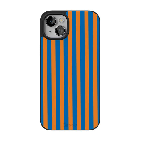 Go New York | Blue & Orange Stripes Case