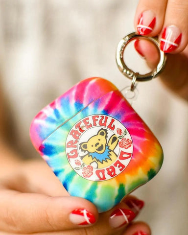 On Tour | Grateful Dead Tie Dye Sticker AirPods Case