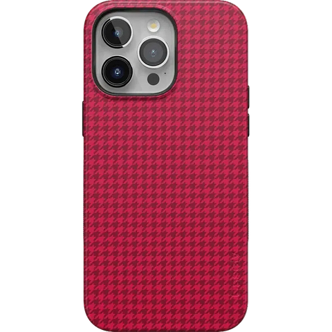 Best Dressed | Red Houndstooth Case