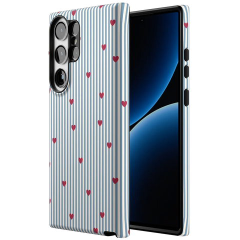 Love Lines | Blue Stripes Case
