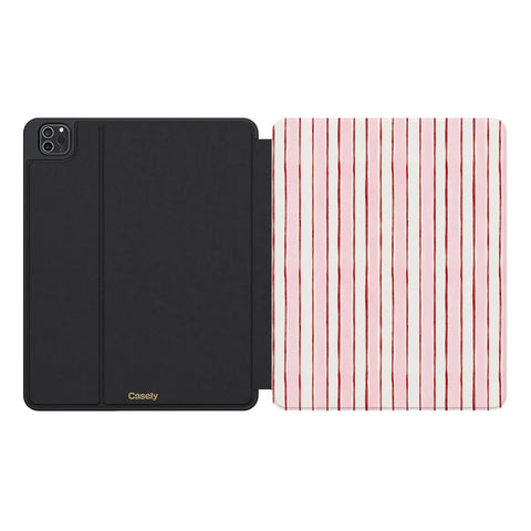 Pretty in Pastel | Blush Stripes iPad Case