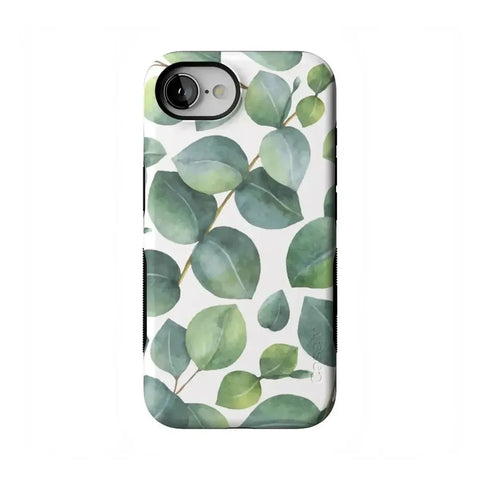 Leaf Me Alone | Green Floral Print Case