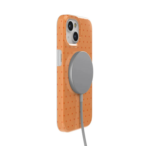On the Dot | Orange Polka Dot Case