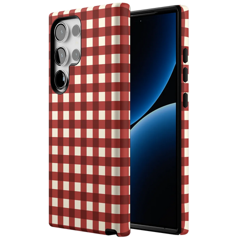 Checked Twice | Red Plaid Case