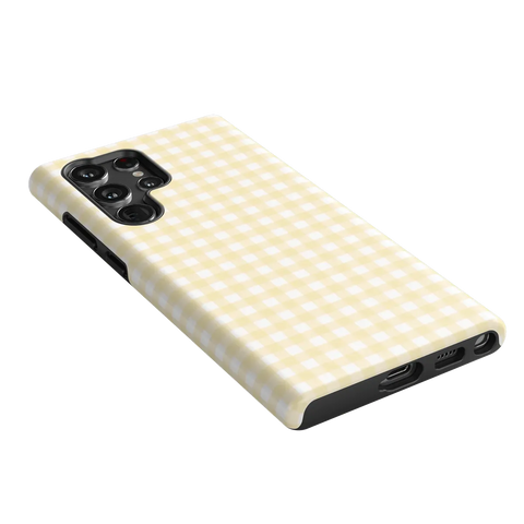 Pastel Picnic | Yellow Gingham Case