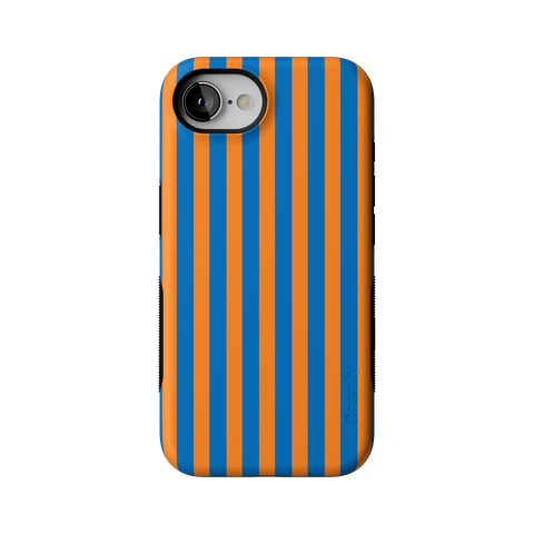 Go New York | Blue & Orange Stripes Case