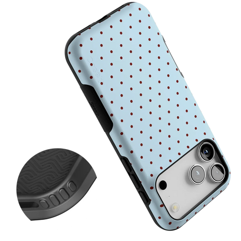On the Dot | Blue Polka Dot Case