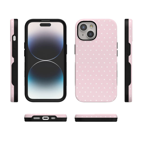 On the Dot | Pink & White Polka Dot Case
