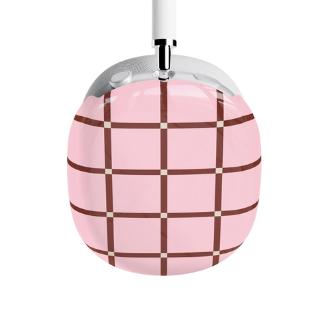 Uptown Gridlock | Pink Checkerboard AirPods Max Case