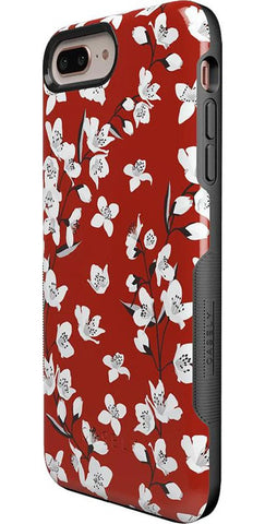 Floral Forest | Red Cherry Blossom Floral Case