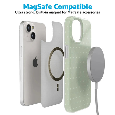 On the Dot | Green Polka Dot Case