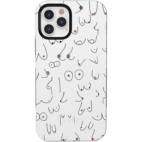 I'm With Her | Black & White Boobs Case