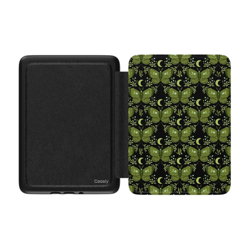 Mystic Moths | Green Twilight Kindle Case