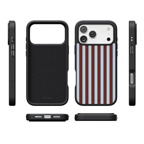 Sunday in Brooklyn | Blue Stripes Case