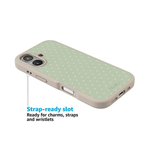 On the Dot | Green Polka Dot Case