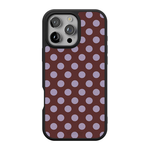 Spotted in SoHo | Burgundy Polka Dot Case
